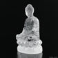 Clearquartz Shakyamuni Buddha Sculpture Crystal Healing Hand Carved