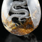 Awesome Colorful Gardenquartz Dragon Sculpture Crystal Healing Hand Carved