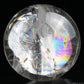 4.17'' Huge Rainbow Clearquartz Sphere Crystal Healing Hand Carved Sphere/Ball