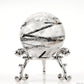 1.71'' Black Rutile,Tourmaline Quartz Sphere Crystal Healing Hand Carved Crystal Ball