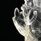 10.6'' Clearquartz GuanYin Sculpture Crystal Healing Hand Carved Ornaments