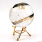 2.91'' Dark Green Tourmaline Sphere Hand Carved Crystal Healing Sphere/Ball