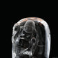 3.91'' Clearquartz Double Buddha Sculpture Crystal Healing Hand Carved