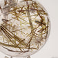 3.72'' Red Green Tourmaline Sphere Crystal Healing Hand Carved Sphere/Ball