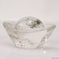 Green Gardenquartz Yuanbao,Ingot Sculpture Crystal Healing Hand Carved