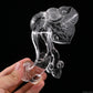 Clearquartz RuYi Sculpture Hand Carved, Crystal Healing