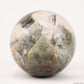 Three Green Mountain Gardenquartz,Lodalite Quartz Sphere Crystal Healing Hand Carved