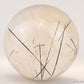 3.42'' Black Rutile,Tourmaline Quartz Sphere Crystal Healing Hand Carved Crystal Ball