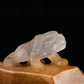 Golden Rabbit Fur Rutile,Rutilated PiXiu Sculpture Crystal Healing Hand Carved