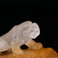 Golden Rabbit Fur Rutile,Rutilated PiXiu Sculpture Crystal Healing Hand Carved