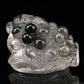 Gradenquartz,Lodalite Money Toad Sculpture Crystal Healing Hand Carved