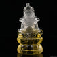 Brazil Citrine Avalokiteśvara Sculpture Hand Carved Crystal Healing