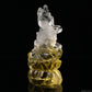 Brazil Citrine Avalokiteśvara Sculpture Hand Carved Crystal Healing
