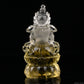 Brazil Citrine Avalokiteśvara Sculpture Hand Carved Crystal Healing