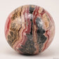 2.19'' Gemstone Rhodochrosite Sphere Crystal Healing Hand Carved Sphere/Ball