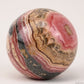 2.19'' Gemstone Rhodochrosite Sphere Crystal Healing Hand Carved Sphere/Ball