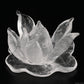 Clearquartz Lotus Flower Sculpture Crystal Healing Hand Carved