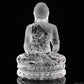 Clearquartz Buddha Sculpture Crystal Healing Hand Carved