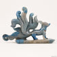 Trolleite Nine Tail Fox Sculpture Crystal Healing Hand Carved Crystal Super Realistic