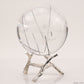 2.68'' Black Rutile,Tourmaline Sphere Crystal Healing Hand Carved Crystal Ball