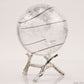 2.68'' Black Rutile,Tourmaline Sphere Crystal Healing Hand Carved Crystal Ball