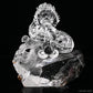 7.04'' Gardenquartz,Lodalite Dragon Sculpture Hand Carved Super Realistic