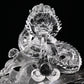 7.04'' Gardenquartz,Lodalite Dragon Sculpture Hand Carved Super Realistic