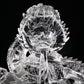 7.04'' Gardenquartz,Lodalite Dragon Sculpture Hand Carved Super Realistic