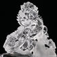 7.04'' Gardenquartz,Lodalite Dragon Sculpture Hand Carved Super Realistic