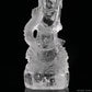 5.89'' Clearquartz GuanYin,Dragon Sculpture Crystal Healing Hand Carved