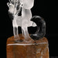 Gardenquartz Nine Tail Fox Sculpture Crystal Healing Hand Carved Crystal Super Realistic