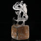 Gardenquartz Nine Tail Fox Sculpture Crystal Healing Hand Carved Crystal Super Realistic