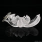 Gardenquartz Butterfly Lotus Flower Sculpture Crystal Healing Hand Carved
