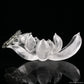 Gardenquartz Butterfly Lotus Flower Sculpture Crystal Healing Hand Carved