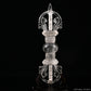 Clearquartz Vajira Sculpture Artifact Crystal Healing Hand Carved