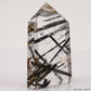 Black Tourmaline,Rutile Tower Ornaments Point Crystal Healing Tower/Point