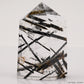 Black Tourmaline,Rutile Tower Ornaments Point Crystal Healing Tower/Point