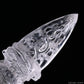 Clearquartz Vajira Sculpture Artifact Crystal Healing Hand Carved