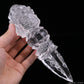 Clearquartz Vajira Sculpture Artifact Crystal Healing Hand Carved