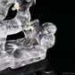 Gardenquartz Goat Sculpture Crystal Healing Hand Carved Crystal Super Realistic