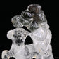 Gardenquartz Goat Sculpture Crystal Healing Hand Carved Crystal Super Realistic