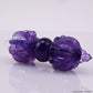 Awesome Amethyst Vajira Sculpture Artifact Crystal Healing Hand Carved