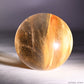 1.81'' Red Rabbit Fur Rutile,Rutilated Quartz Crystal Healing Hand Carved Sphere/Ball