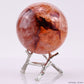 2.65'' Firequartz Sphere Crystal Healing Hand Carved Sphere/Ball