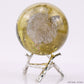 2.66'' Stunning Rainbow Citrine Sphere Crystal Healing Hand Carved Sphere/Ball