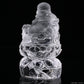 Clearquartz Smile Buddha Sculpture Crystal Healing Hand Carved