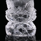 Clearquartz Smile Buddha Sculpture Crystal Healing Hand Carved