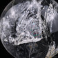 3.77'' Stunning Rainbow Clearquartz Sphere Crystal Healing Hand Carved Sphere/Ball