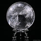 3.77'' Stunning Rainbow Clearquartz Sphere Crystal Healing Hand Carved Sphere/Ball
