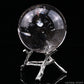 2.33'' Rainbow Clearquartz Sphere Crystal Healing Hand Carved Sphere/Ball